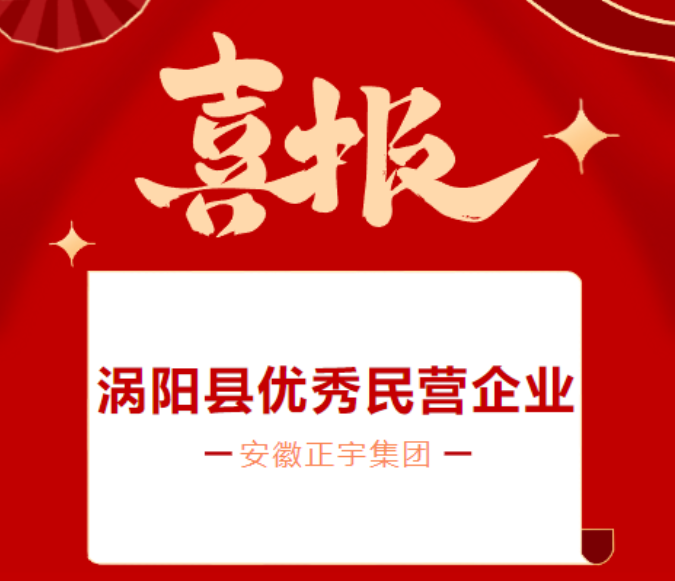 喜报！安徽正宇集团荣获「...